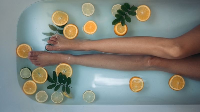 DIY body scrub με άρωμα πορτοκάλι