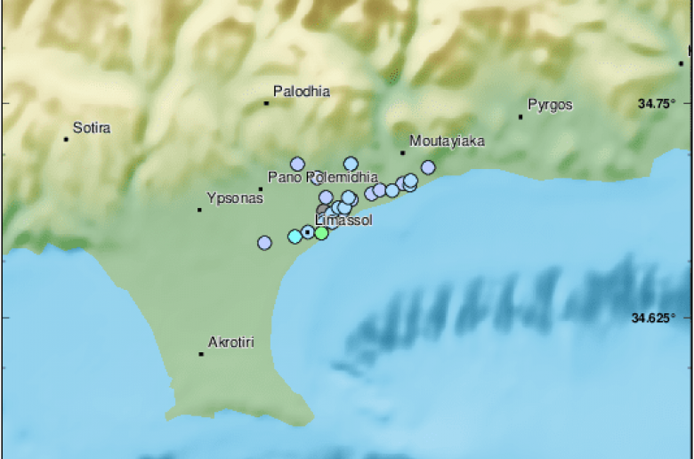 Συμβαίνει τώρα: Ισχυρή σεισμική δόνηση ταρακούνησε την Κύπρο! Ιδιαιίτερα αισθητή στη Λεμεσό
