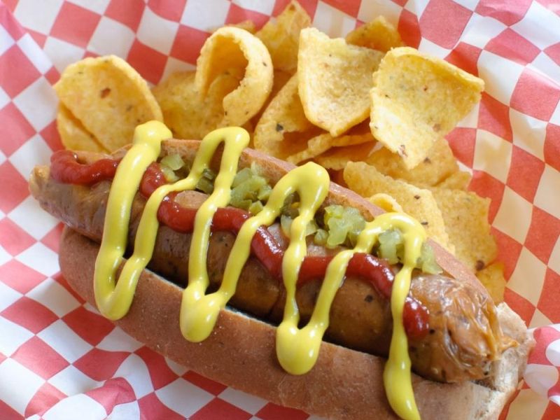 Hot dog χωρίς κρέας