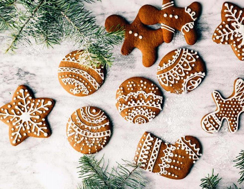 Gingerbread cookies για τα Χριστούγεννα!
