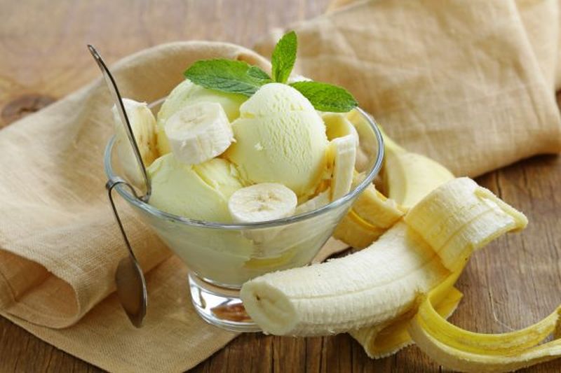 Παγωτό μπανάνα