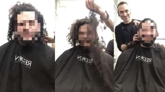 Απίστευτο πριν απο λίγο: Πασίγνωστος Κύπριος έκοψε τελείως τα μακριά μαλλιά του και έκανε live video